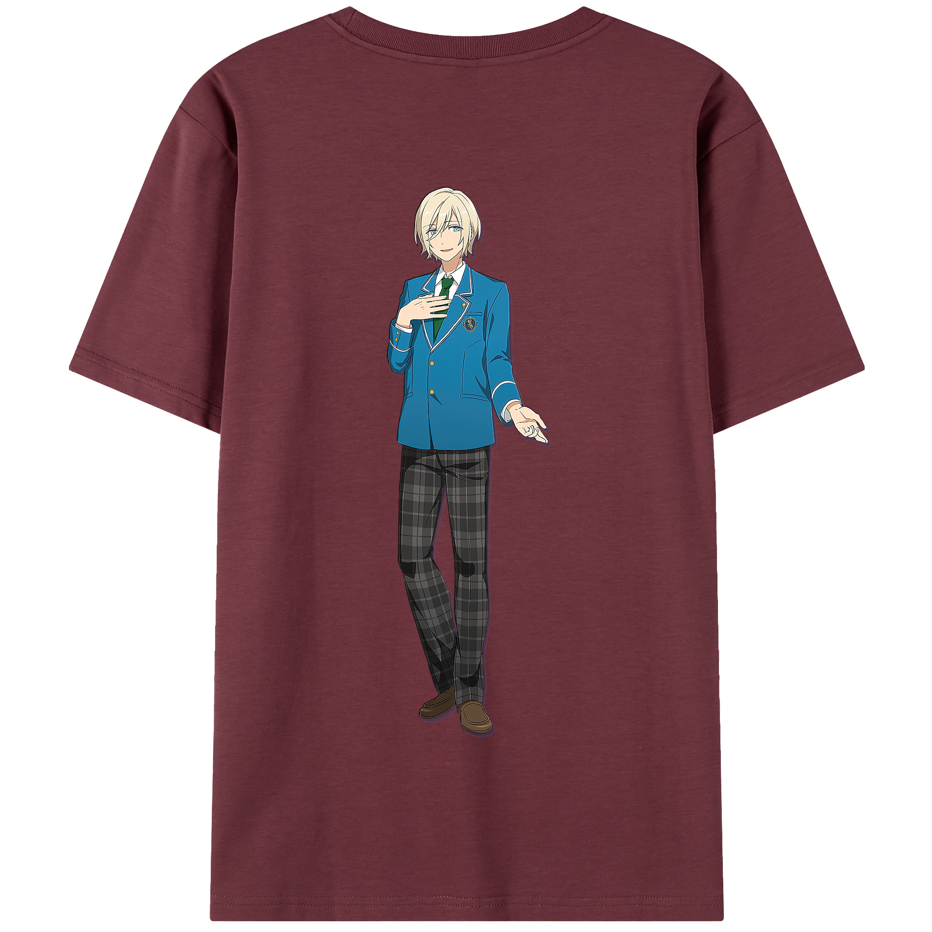 （画像用） あんさんぶるスターズ! Ensemble Stars 綿100％半袖Tシャツ（背面プリント）